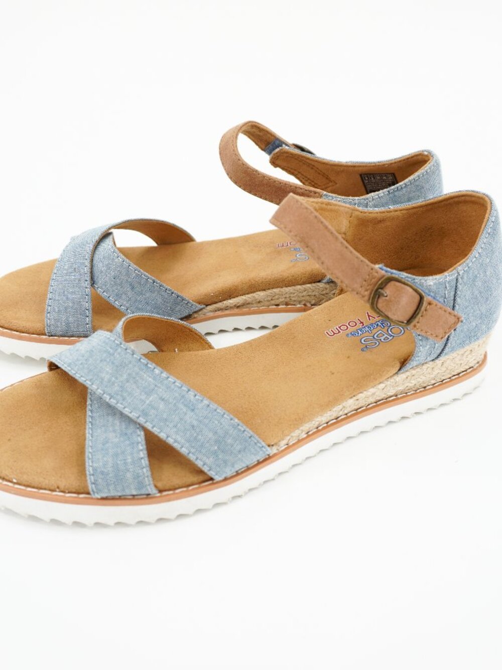 SKECHERS X BOBS Desert Kiss Party Crashers Memory Foam Womens Sandals Size 9